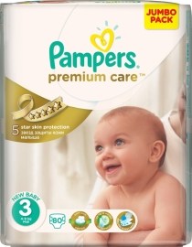 Pampers Premium Care 3 80ks