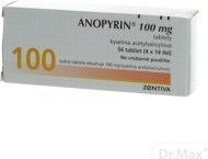 Zentiva Anopyrin 100mg 56tbl - cena, porovnanie