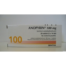 Zentiva Anopyrin 100mg 28tbl