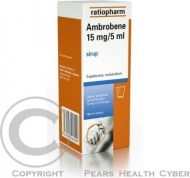 Ratiopharm Ambrobene 15mg 100ml - cena, porovnanie