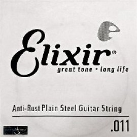 Elixir Plain Steel Single String 011
