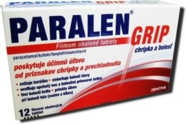 Zentiva Paralen Grip chrípka a bolesť 12tbl