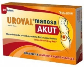 Valosun Uroval Manosa Akut 10tbl