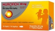 Reckitt Benckiser Nurofen pre deti 60mg 10ks - cena, porovnanie