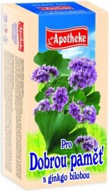 Apotheke Dobrá pamäť s Ginkgo Biloba 20x1.5g