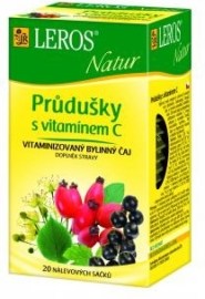 Leros Kašeľ, priedušky s vitamínom C 20x1.5g