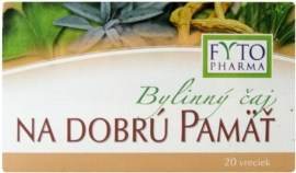 Fytopharma Bylinný čaj na dobrú pamäť 20x1.25g