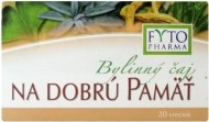 Fytopharma Bylinný čaj na dobrú pamäť 20x1.25g - cena, porovnanie