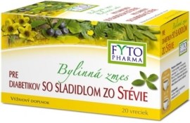 Fytopharma Bylynná zmes pre diabetikov so sladidlom zo stévie 20x1.5g