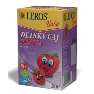 Leros Baby Detský čaj Jahôdka 20x2g - cena, porovnanie