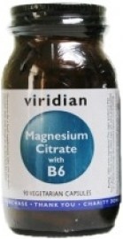 Viridian Magnesium Citrate with Vitamin B6 90kps