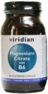 Viridian Magnesium Citrate with Vitamin B6 90kps - cena, porovnanie