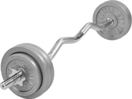 Gorillasports Činková nakladacia EZ tyč so závažiami 35kg