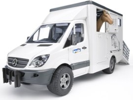 Bruder Mercedes Benz Sprinter preprava koní 02533