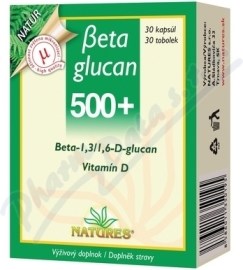 Natures Beta Glucan 500+ 30tbl