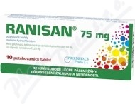 Pro.Med.CS Ranisan 75mg 10tbl - cena, porovnanie