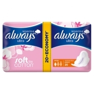 Procter & Gamble Always Ultra Duo Sensitive Normal Plus 2x10ks - cena, porovnanie