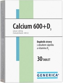 Generica Calcium 600+D3 30tbl