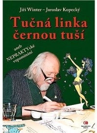 Tučná linka černou tuší