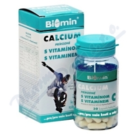 Biomin Calcium s vitaminom C 30tbl