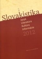 Slovakistika 1/2012 - cena, porovnanie