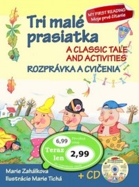 Tri malé prasiatka - Rozprávka a cvičenia