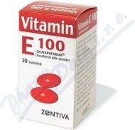 Zentiva Vitamin E 100 30kps - cena, porovnanie