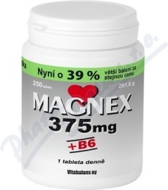 Vitabalans Oy Magnex 375mg + B6 250tbl