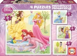 Educa Disney Princezné 15289 - 4v1