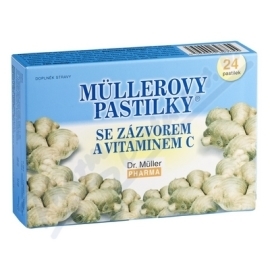 Dr. Muller Pastilky so zázvorom a vitamínom C 24ks