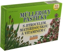 Dr. Muller Müllerove pastilky so Skorocelom a Materinou Dúškou 12ks