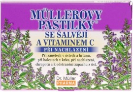 Dr. Muller Müllerove pastilky so Šalviou a vitamínom C 12ks