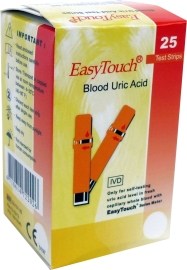 Easy Touch Prúžky kyselina močová 25ks