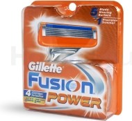 Gillette Fusion Power náhradné hlavice 4ks - cena, porovnanie
