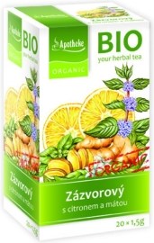 Apotheke Zázvorový s citrónom a mätou 20x1.5g