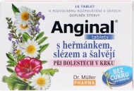 Dr. Muller Anginal s Rumančekom, Slezom a Šalviou 16tbl - cena, porovnanie