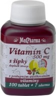 MedPharma Vitamín C 500mg so šípkami 107tbl - cena, porovnanie