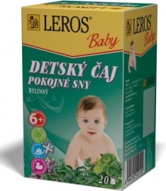 Leros Baby Detský čaj Pokojné sny 22x1.5g