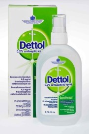 Reckitt Benckiser Dettol 0,2% Antiseptický Sprej 100ml