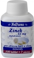 MedPharma Zinok 15mg 107tbl - cena, porovnanie