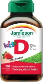Jamieson Vitamín D3 Kids Jahoda 100tbl