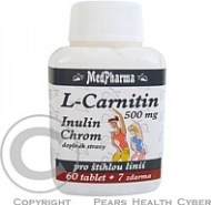 MedPharma L-Carnitín + Inulín + Chróm 67tbl - cena, porovnanie