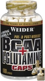 Weider BCAA + L-Glutamine Caps 180kps