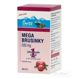 Swiss Natural Mega Brusinky 500mg 50+10tbl