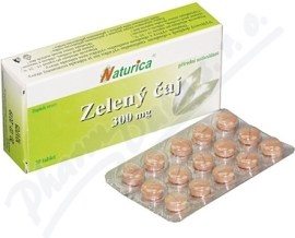 Naturica Zelený čaj 300mg 30tbl