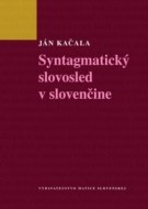 Syntagmatický slovosled v slovenčine - cena, porovnanie