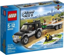 Lego City - SUV s vodným skútrom 60058