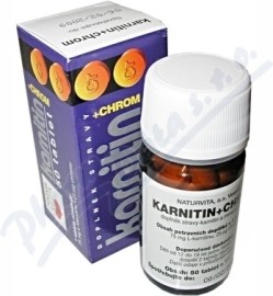 NaturVita Karnitin + chrom 50tbl