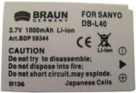 Braun pre Sanyo DB-L40