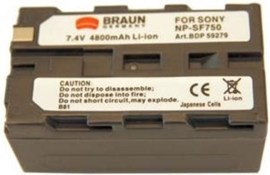 Braun pre Sony L NP-F750